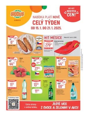 akční leták Globus 15.1.2025-21.1.2025