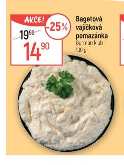 Bagetová vajíčková pomazánka