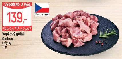 Maso na guláš vepřové Globus