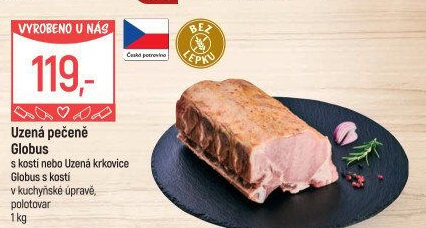 Uzená pečeně s kostí Globus