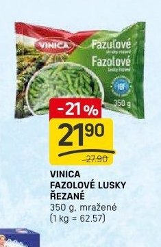 VINICA FAZOLOVÉ LUSKY ŘEZANÉ