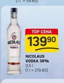 Nicolaus Vodka 38%