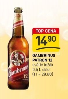 GAMBRINUS PATRON 12 světlý ležák