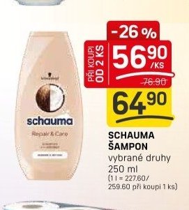 SCHAUMA ŠAMPON vybrané druhy 250 ml