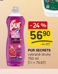 PUR SECRETS vybrané druhy 750 ml
