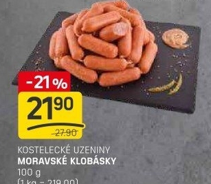 Moravské klobásy Kostelecké uzeniny