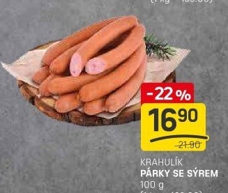 Párky se sýrem Krahulík