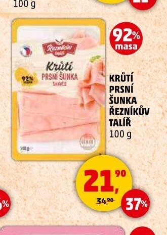 Krůtí prsní šunka Řezníkův talíř 100 g