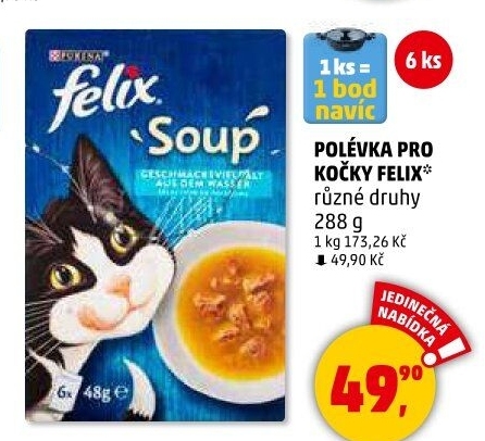 Polévka pro kočky Felix Purina