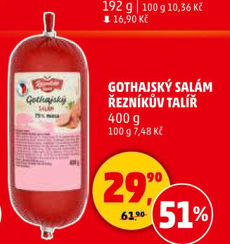 Salám Gothaj Řezníkův talíř