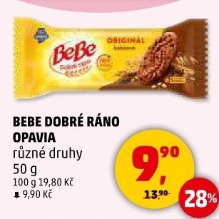 Sušenky BeBe Dobré ráno Opavia