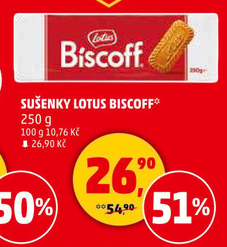 Sušenky Biscoff Lotus
