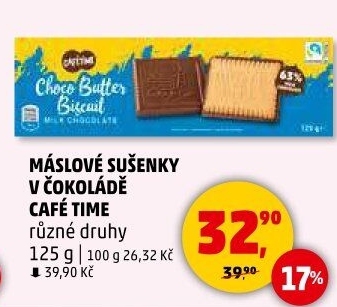 Sušenky máslové Café time