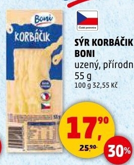 Sýr Korbáčky Boni