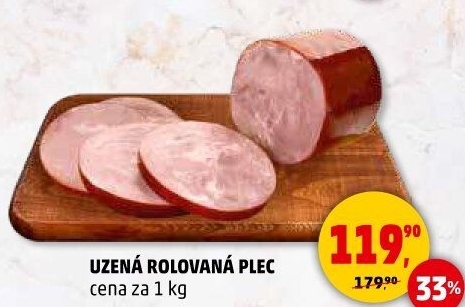 Uzená rolovaná plec