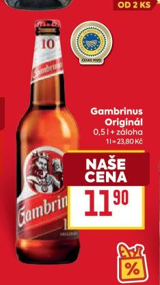 Gambrinus Originál 0,5 l