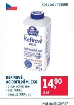 KEFÍROVÉ, ACIDOFILNÍ MLÉKO