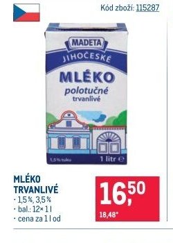 MLÉKO TRVANLIVÉ