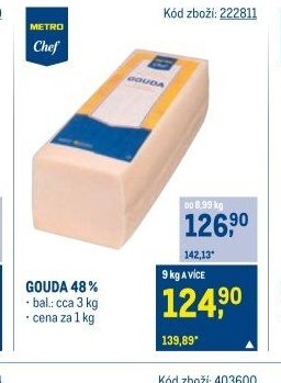Metro Chef Gouda 48%