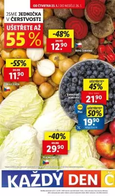 akční leták Lidl 23.1.2025-26.1.2025