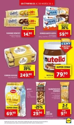 akční leták Lidl 23.1.2025-26.1.2025