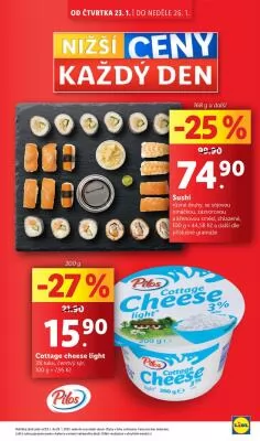 akční leták Lidl 23.1.2025-26.1.2025