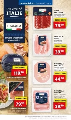 akční leták Lidl 20.1.2025-26.1.2025