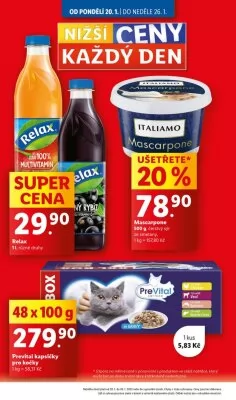 akční leták Lidl 20.1.2025-26.1.2025