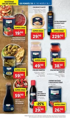 akční leták Lidl 20.1.2025-26.1.2025