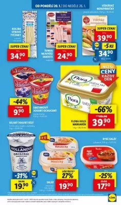 akční leták Lidl 20.1.2025-26.1.2025