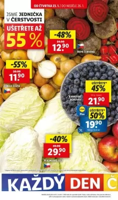 akční leták Lidl 23.1.2025-26.1.2025