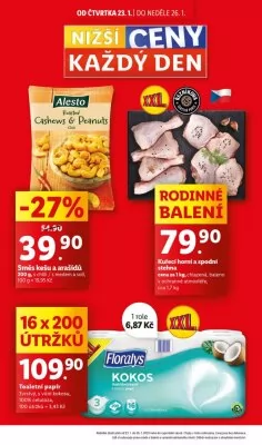 akční leták Lidl 23.1.2025-26.1.2025