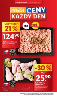 akční leták Lidl 23.1.2025-26.1.2025