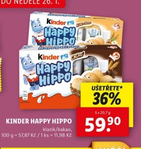 Kinder Happy Hippo