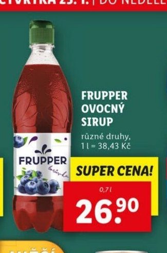 FRUPPER OVOCNÝ SIRUP