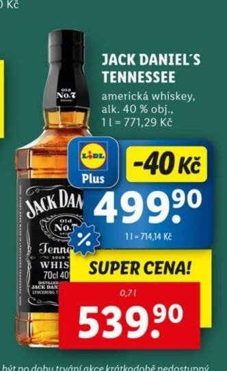 JACK DANIEL'S TENNESSEE