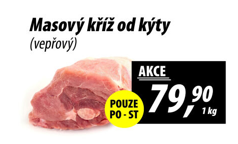 Masový kříž od kýty vepřový