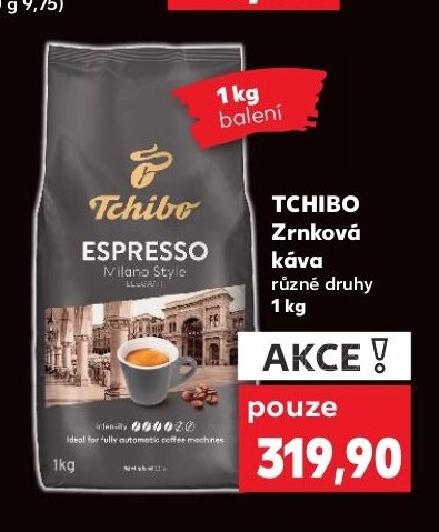 TCHIBO Zrnková káva různé druhy 1 kg