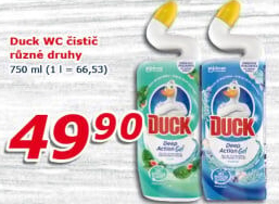 Gelový čistič WC Duck