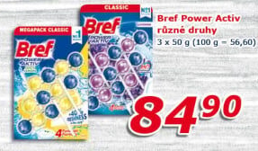 WC blok tuhý Power Aktiv Bref