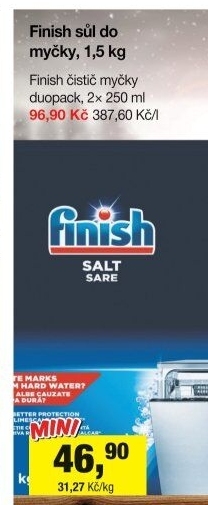 Sůl do myčky Finish