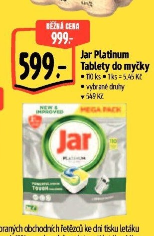 Jar Platinum Tablety do myčky