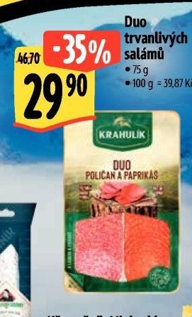 Duo trvanlivých salámů