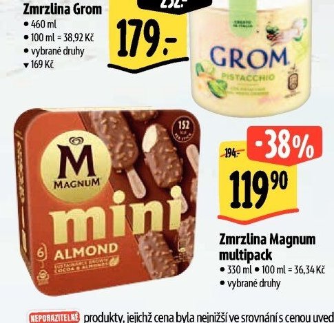 Zmrzlina Magnum multipack