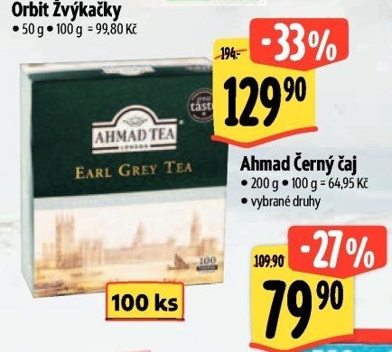 Ahmad Černý čaj