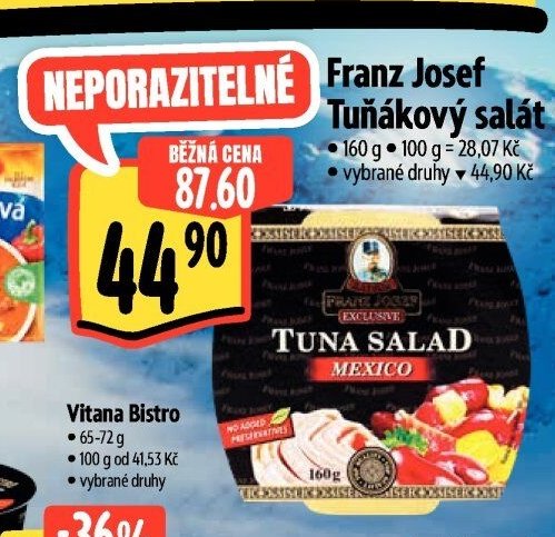 Franz Josef Tuňákový salát
