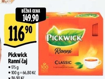 Čaj černý Ranní Pickwick