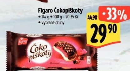 Čokopiškoty Figaro