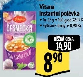 Instantní polévky Vitana