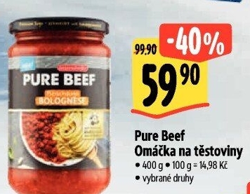 Omáčky Pure Beef Sugo Inzersdorfer